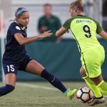 Jaelene Hinkle and Merritt Mathias square off. (Shane Lardinois)