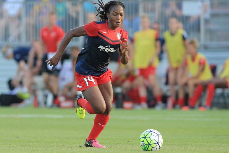 Francisca Ordega of the Washington Spirit by Tony Quinn.