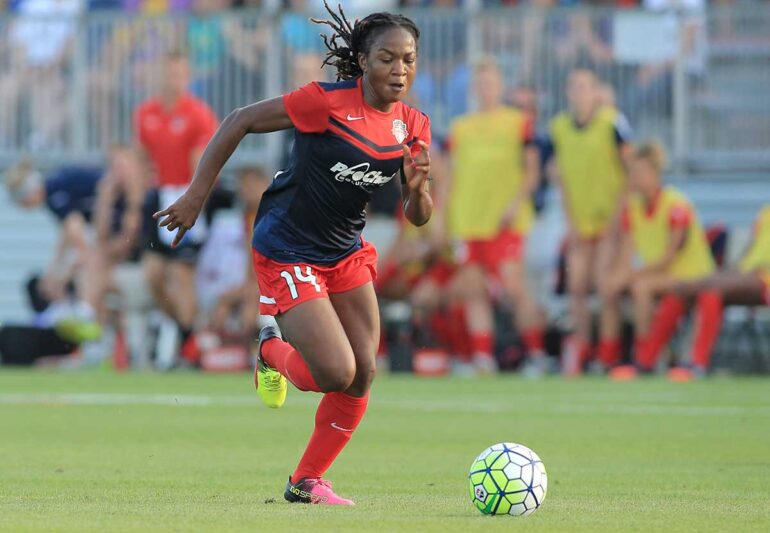 Francisca Ordega of the Washington Spirit by Tony Quinn.