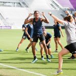 Jessica McDonald during practice on 2017 NWSL Media Day. We think she won at whatever she did. (Monica Simoes)