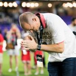 Portland owner Merritt Paulson thanking the Portland fans after the Thorns won the 2017 NWSL Championship. (Monica Simoes)
