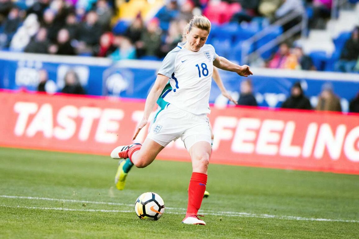 England's Ellen White during the 2018 SheBelieves Cup. (Monica Simoes)