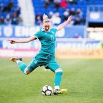 Germany's Alexandra Popp during the 2018 SheBelieves Cup. (Monica Simoes)