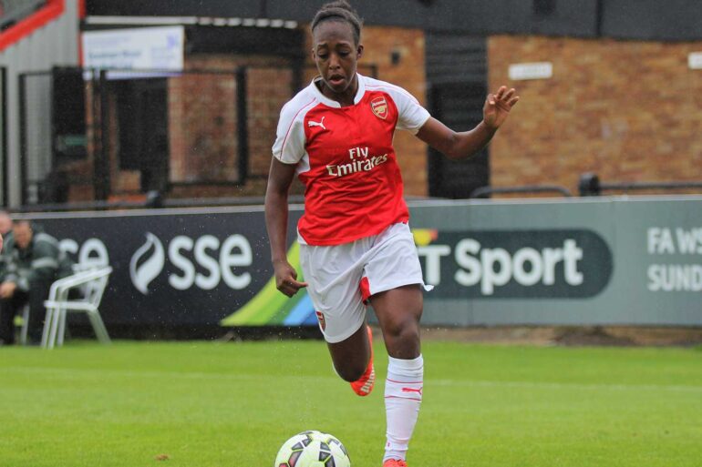 Arsenal's Danielle Carter. (joshjdss, wikicommons)