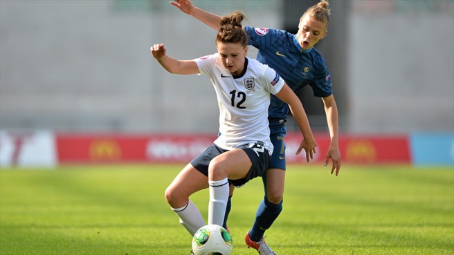 Melissa Lawley for England (UEFA).