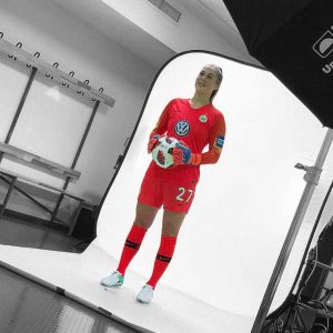 Mary Earps photo shoot at VfL Wolfsburg. (Mary Earps, Instagram)