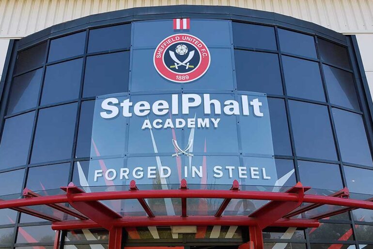 Entrance to Sheffield United training grounds. (Rich Laverty)