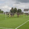 England U-20 at training in preparation for final group-stage match at the World Cup. (Richard Laverty)