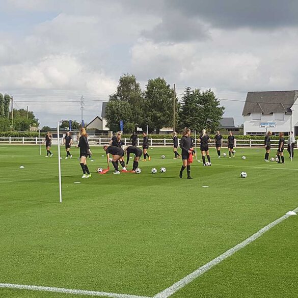 England U-20 at training in preparation for final group-stage match at the World Cup. (Richard Laverty)