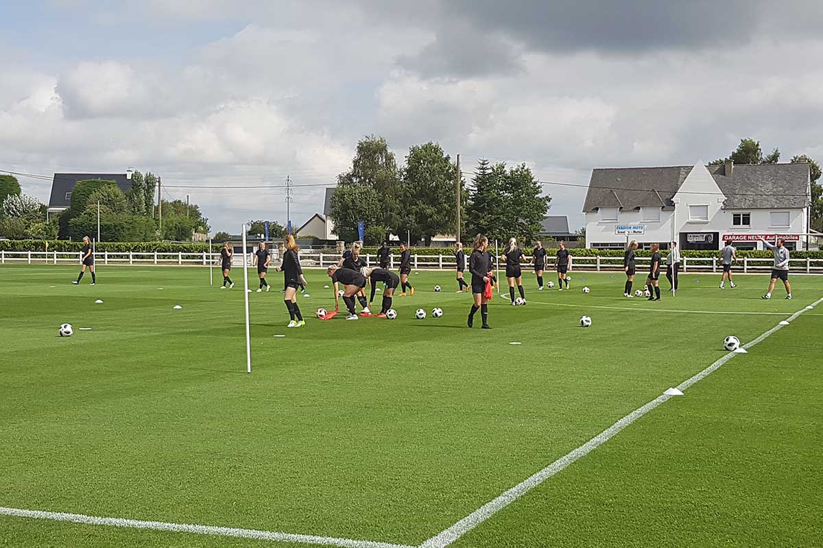 England U-20 at training in preparation for final group-stage match at the World Cup. (Richard Laverty)
