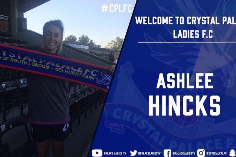 Ashlee Hincks for Crystal Palace via Instagram.