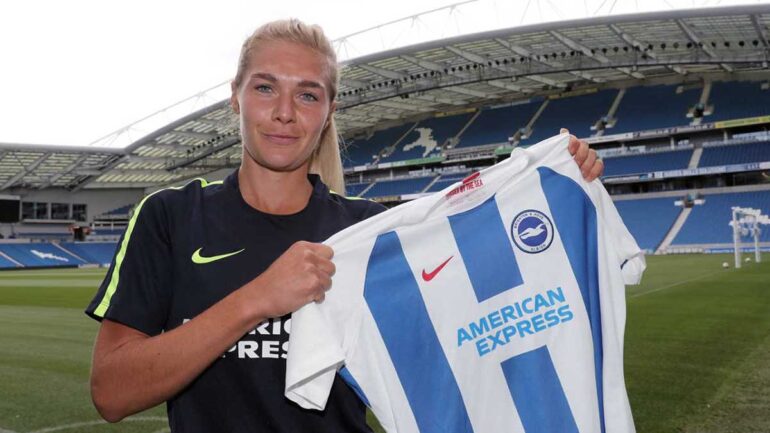 Emily Simpkins for Brighton & Hove Albion (Paul Hazlewood).