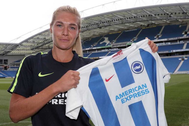 Emily Simpkins for Brighton & Hove Albion (Paul Hazlewood).