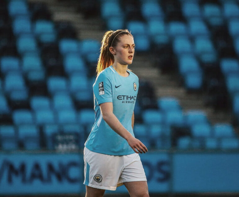 Keira Walsh for Man City (Keira Walsh, Instagram).