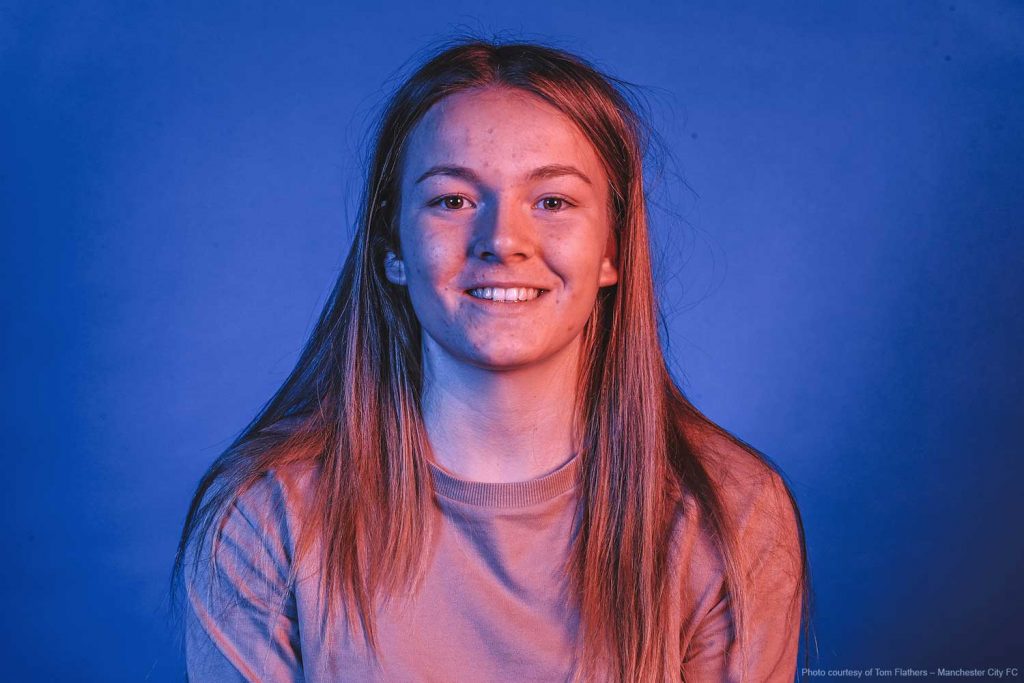 Lauren Hemp headshot (Tom Flathers – Manchester City FC).