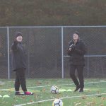 Kerin Maguire and Emma Nunan during the first AKFC Adult Camp.