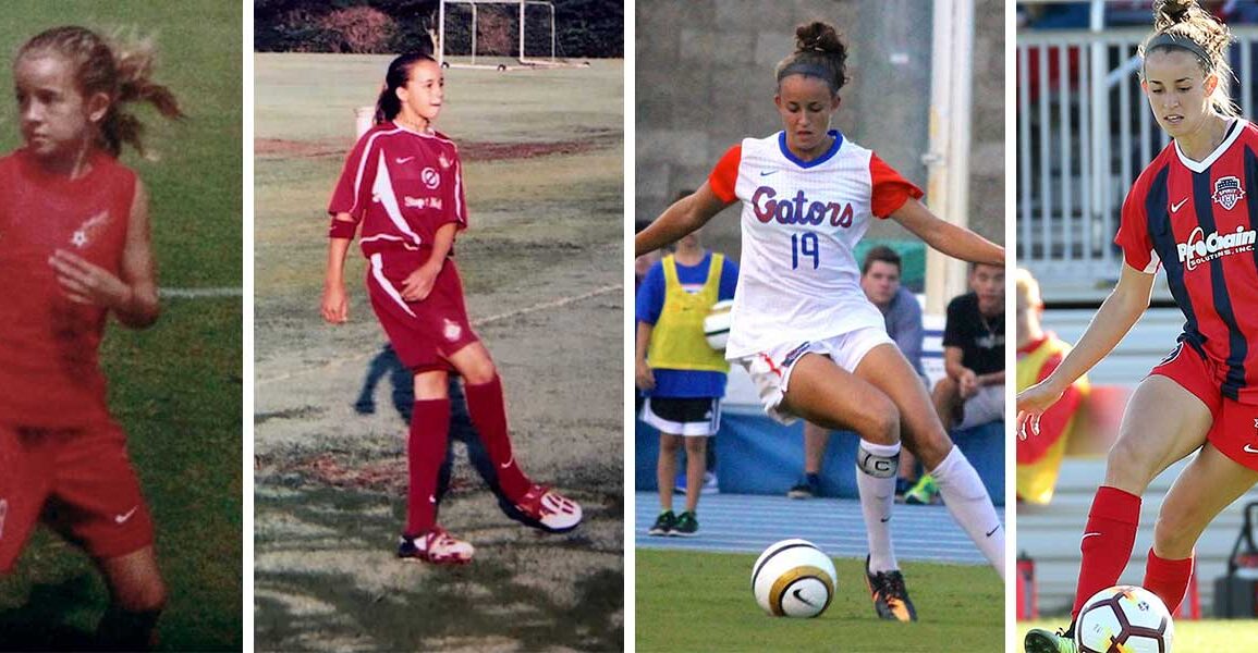 Havana Solaun through the years, from pee-wee soccer to Washington Spirit.