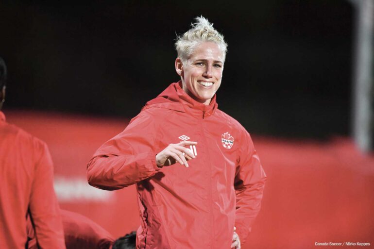 Sophie Schmidt for Canada (Mirko Kappes / Canada Soccer).