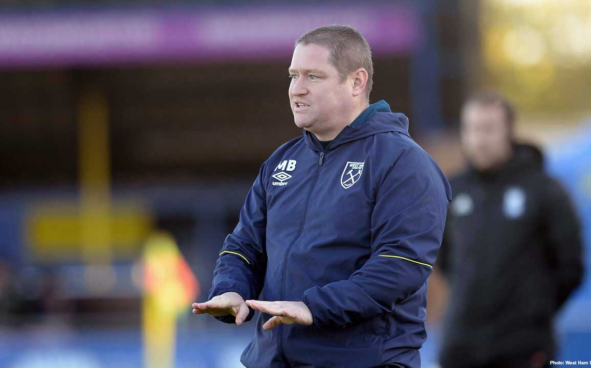 West Ham United manager Matt Beard. (West Ham United)