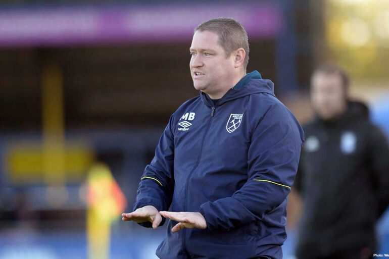 West Ham United manager Matt Beard. (West Ham United)