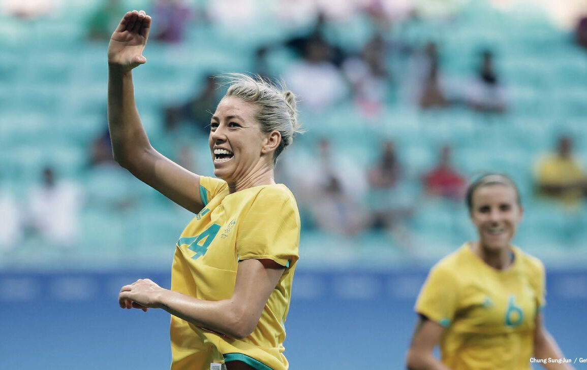 Alanna Kennedy for Australia. (Chung Sung-Jun, FIFA/Getty Images)