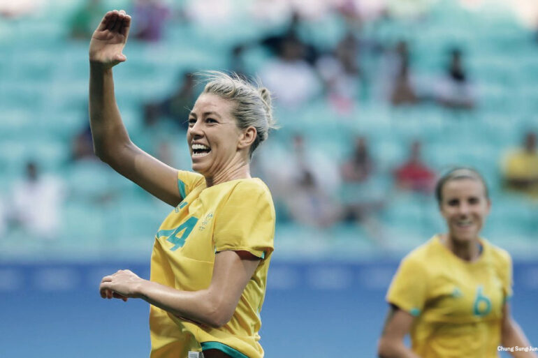 Alanna Kennedy for Australia. (Chung Sung-Jun, FIFA/Getty Images)