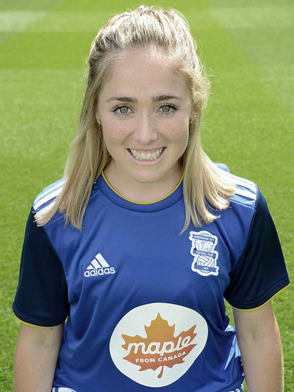 Brianna Visalli headshot for Birmingham City. (Birmingham City)