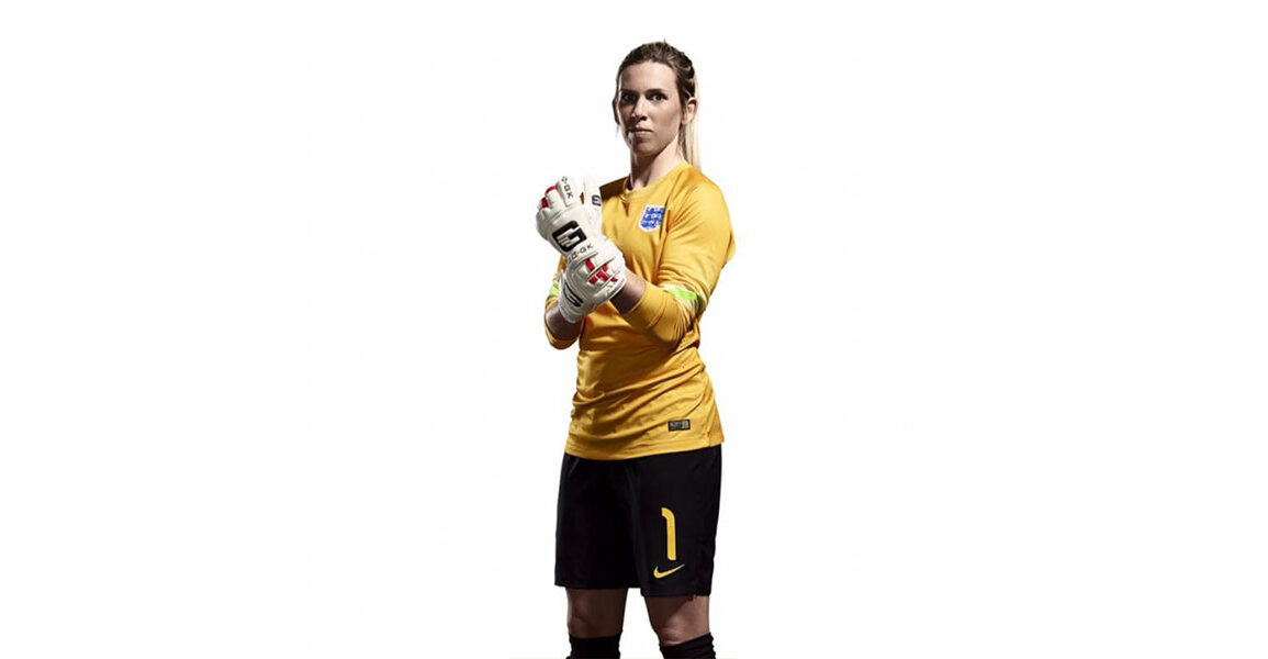 England goalkeeper Carly Telford. (The FA)