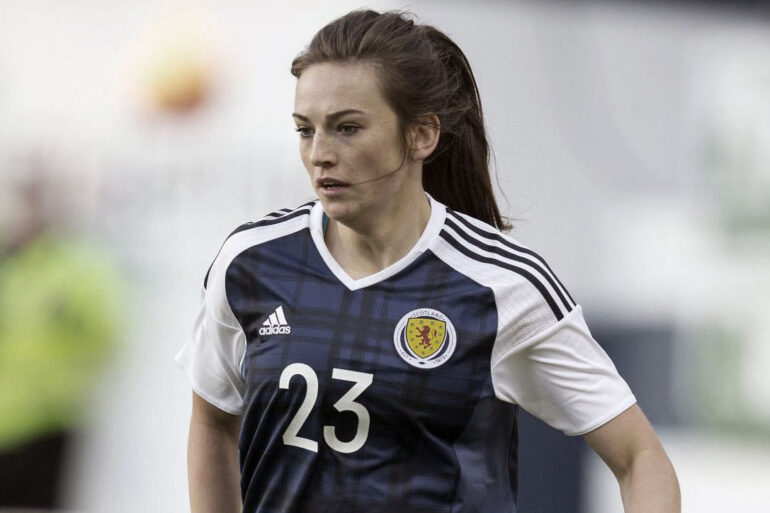 Chloe Arthur suiting up for Scotland. (Getty Images)