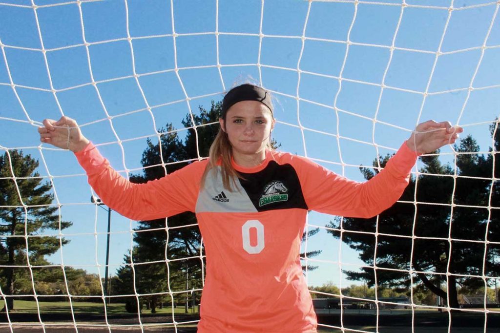 Columbia State Community College goalkeeper Jasmine Runk. (Buffy Holt)