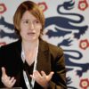 The FA's Director of Women's Football Kelly Simmons speaking to the media. (The FA)