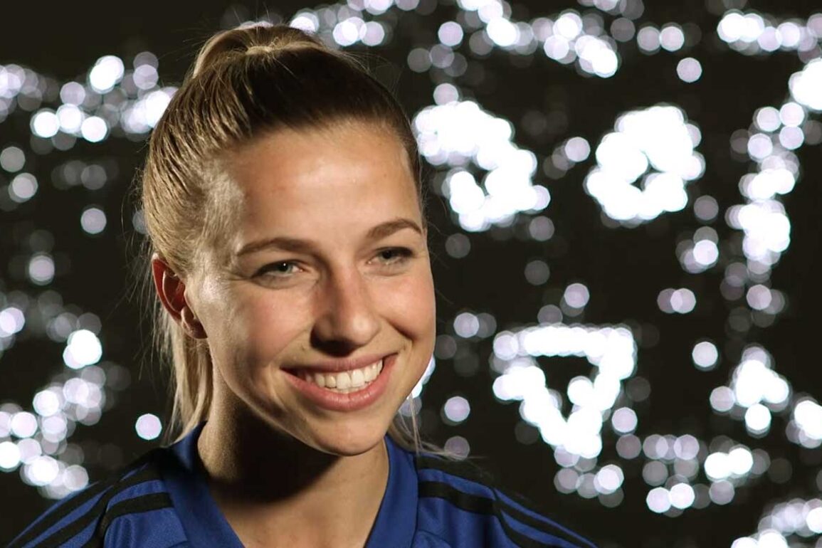 Jackie Groenen during an interview. (Manchester United)