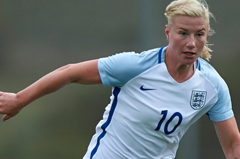 Beth England playing for the England U-23 team. (The FA)