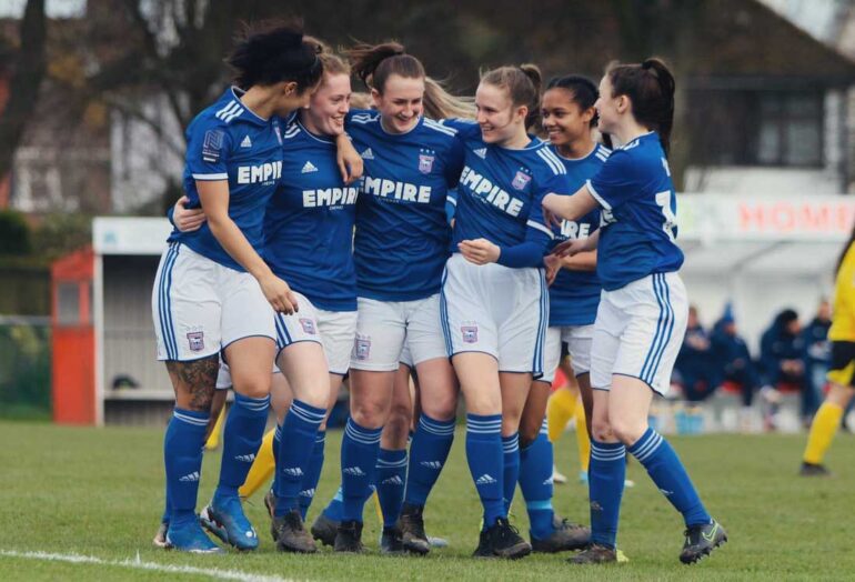 Ipswich Town celebrating. (Ipswich Town)