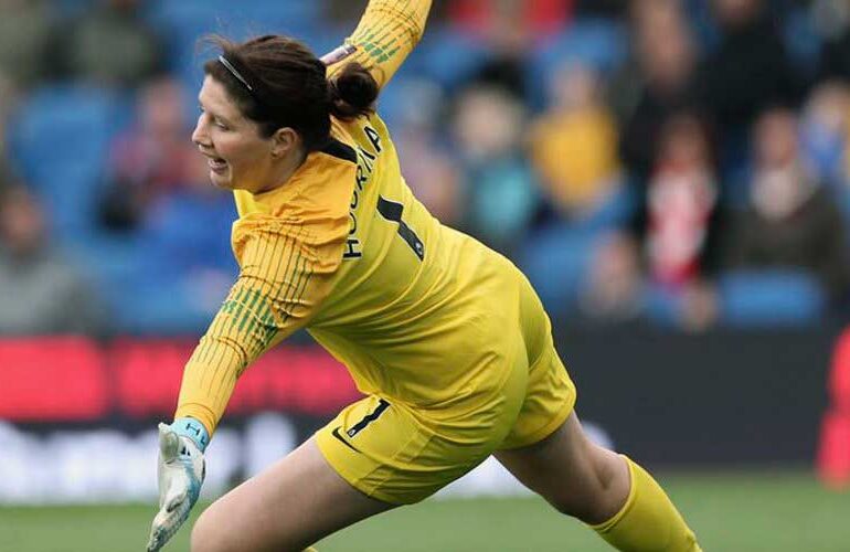 Goalkeeper Marie Hourihan. (Marie Hourihan/Twitter)