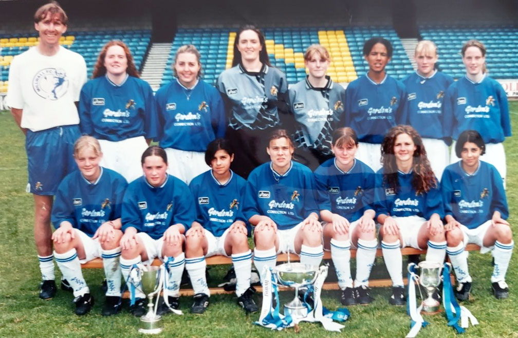 1997 Millwall Lionesses team picture. (Tracy Osborn-Nelson)