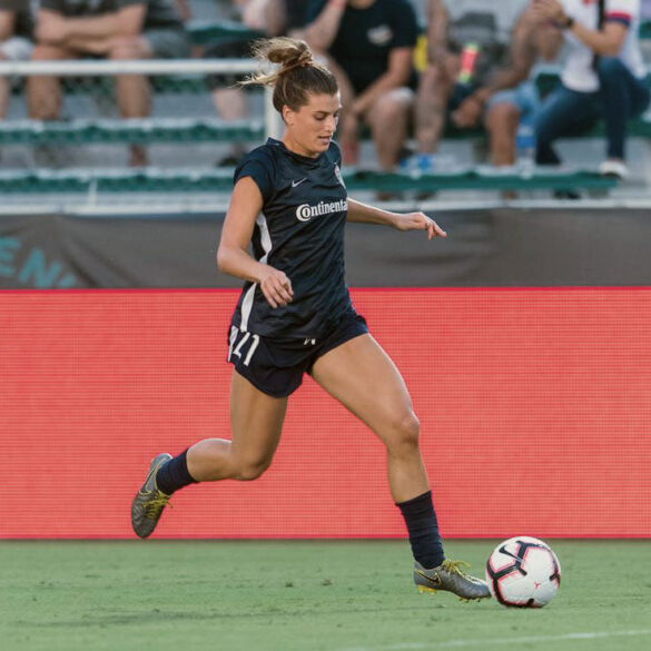 Defender Cari Roccaro playing for the North Carolina Courage. (North Carolina Courage)