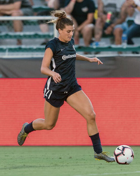 Defender Cari Roccaro playing for the North Carolina Courage. (North Carolina Courage)