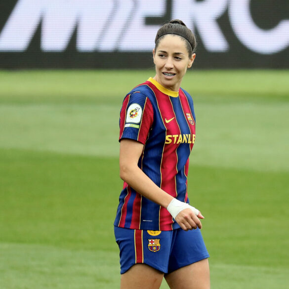 Vicky Losada playing for FC Barcelona. (Rafa Huerta)