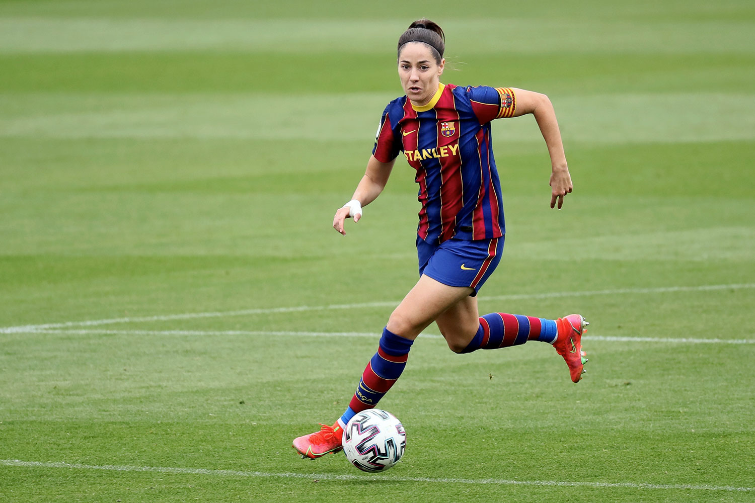 Vicky Losada playing for FC Barcelona,. (Rafa Huerta)