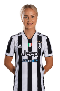Matilde Lundorf in Juventus jersey. (Juventus FC)