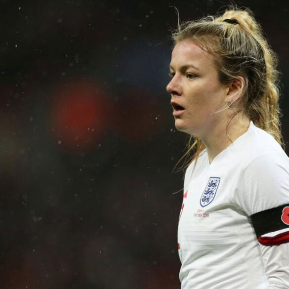 Lauren Hemp playing for England. (The FA)