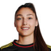 Amber Tysiak Euro 2022 headshot for Belgium.