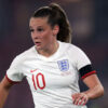 Ella Toone playing for England. (Getty Images.)