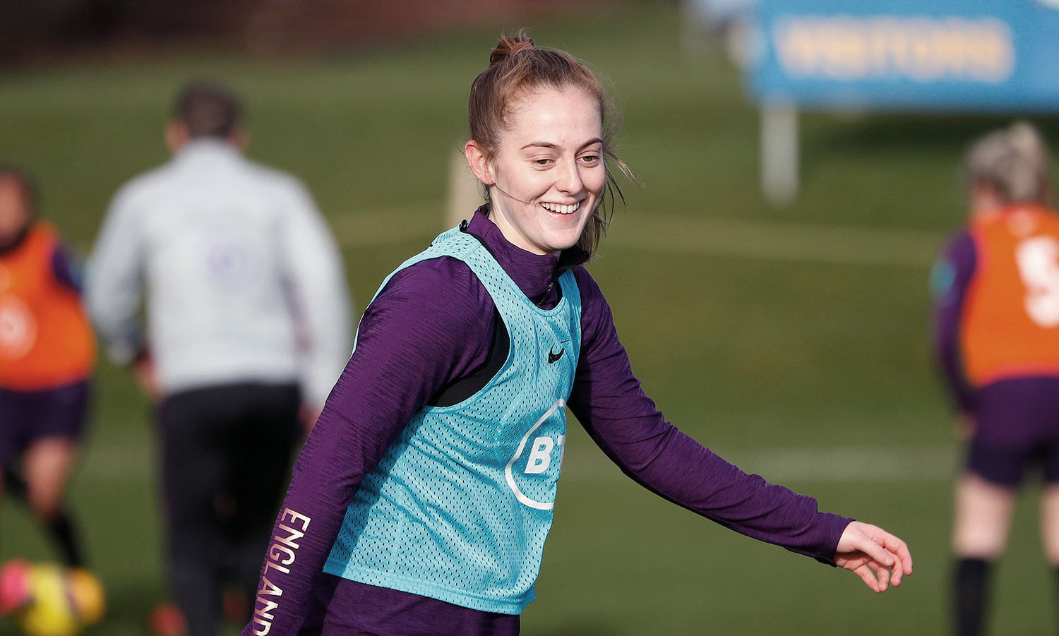Keira Walsh in training with England. (Getty Images)