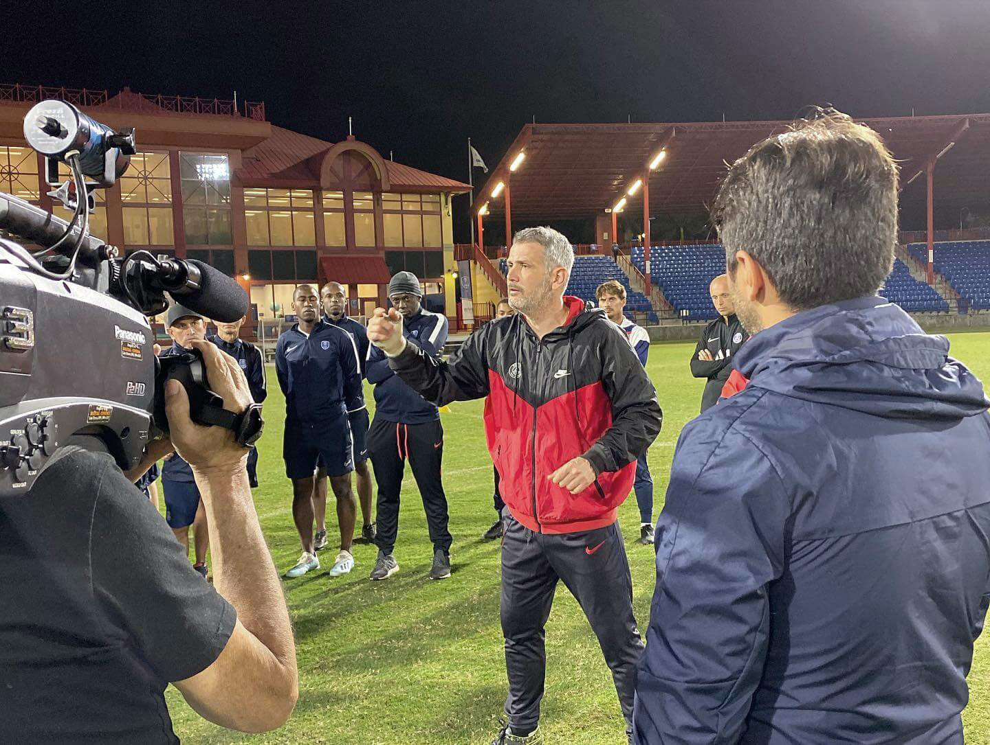 Pierre-Yves Bodineau coaching at the PSG Academy USA. (PSG Academy USA)