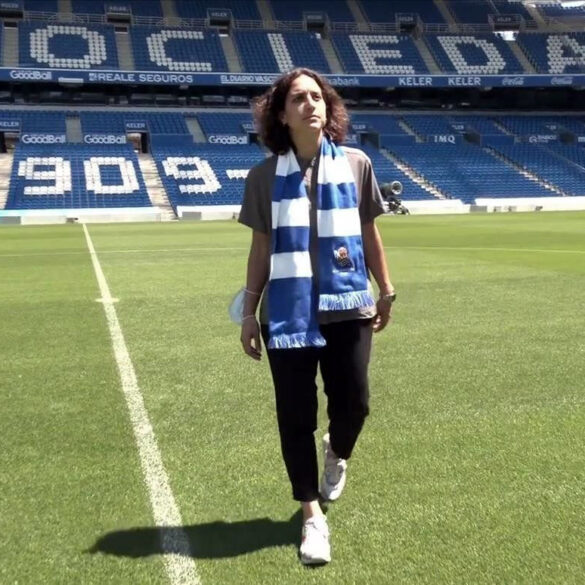 Natalia Arroya introduction as head coach of Real Sociedad. (Real Sociedad)