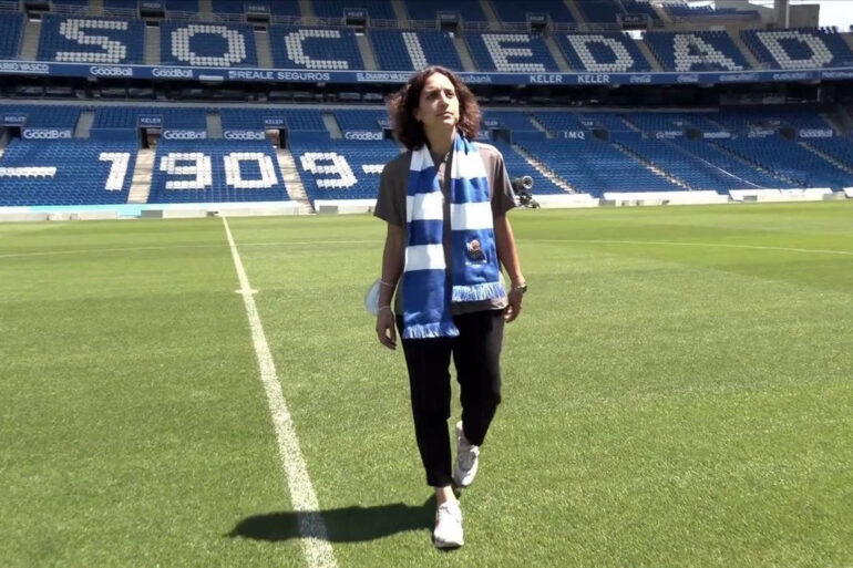 Natalia Arroya introduction as head coach of Real Sociedad. (Real Sociedad)