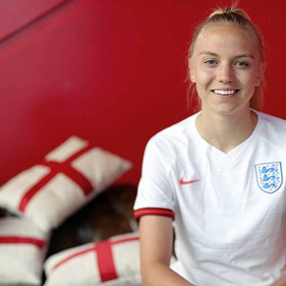 England's Esme Morgan. (The FA)